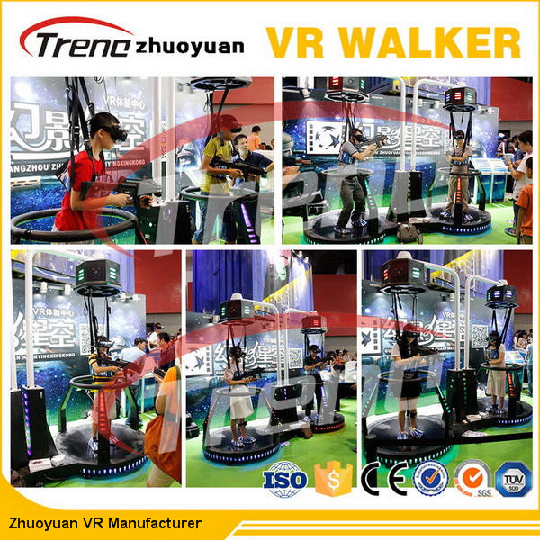 سیاه مجازی واقعیت شبیه ساز VR تردمیل رایگان بازی تیراندازی برای مرکز خرید