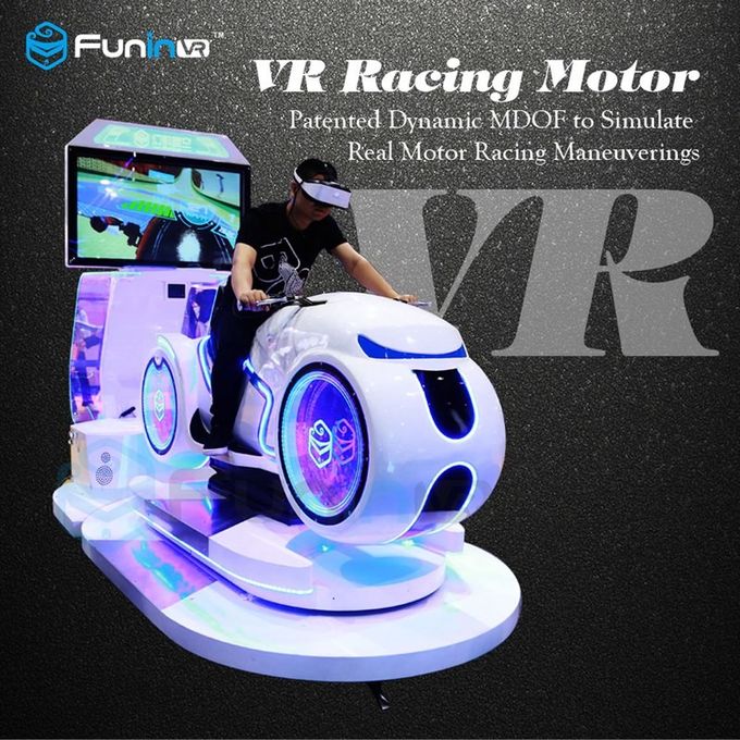 5 بازی 9D VR Simulator / Motorcycle Racing Simulator 1250X3065X2338 Mm اندازه