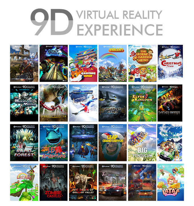 9D VR واقعیت مجازی شبیه ساز تیراندازی بازی بازی ماشین، تیراندازی شبیه ساز VR
