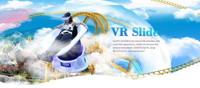 Double Seats Arcade بازی VR Slide / VR Machine تیراندازی با دو کابین تخم مرغ
