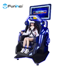 ماشین بازی مسابقه ای واقعیت مجازی 9 بعدی با چرخش 360 درجه صندلی حرکتی VR برای پارک موضوعی