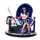 2 Player Roller Coaster Egg Machine 9D سینمای واقعیت مجازی با 360 درجه فیلم
