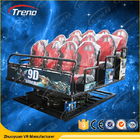 Safety Theme Park Roller Coasters 5D Movie Theater With Hydraulic System For film