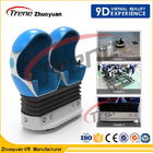 Single Seats 2 Player 9D Action Cinemas 360°Panoramic View For Shopping Mall