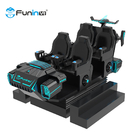 پارک تفریحی شبیه ساز واقعیت مجازی Arcade 9D 6 Seats Motion Platform Vr Roller Coaster