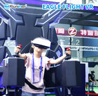 9D VR بازی ماشین مجازی هدست واقعیت شبیه ساز پرواز در پارک تفریحی در پارک