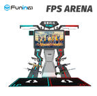 2 بازیکن بازی های تعاملی بازی ماشین FPS آرنا 9D مجازی واقعیت سینما
