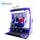 200kg 220V Funin VR چین شبیه ساز رولر coaster 9D صندلی VR صندلی دو شبیه ساز برای فروش ورق فلز