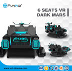 شبیه ساز غلتکی 3.8KW 220V 9D VR Simulator 6 Seat VR Dark Mars