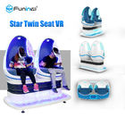 Blue + White 9D VR Simulator 2 صندلی با عینک سه بعدی Deepoon E3