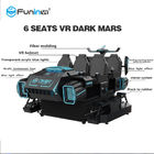 سیستم سکه 9D VR Simulator VR Theme Park Ride 6 Vibration Back Seat Back