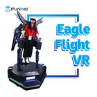 Rated Load 150KG Stand Up Flight VR Simulator / Immersive Flying VR Machine Game for Kids