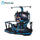 Top Interactivity Station 9D Virtual Reality Beat Machine Game Blue with Black