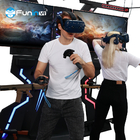 پارک تفریحی VR تیراندازی vr تیراندازی بازی تعاملی equipement vr بازی پلت فرم پیاده روی برای 2 بازیکن