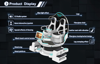 واقعیت مجازی VR 9D Cinema Factory قیمت عینک 9d vr 3d 2 صندلی 200 کیلوگرم بازی سرگرمی VR سینما شبیه ساز 9d