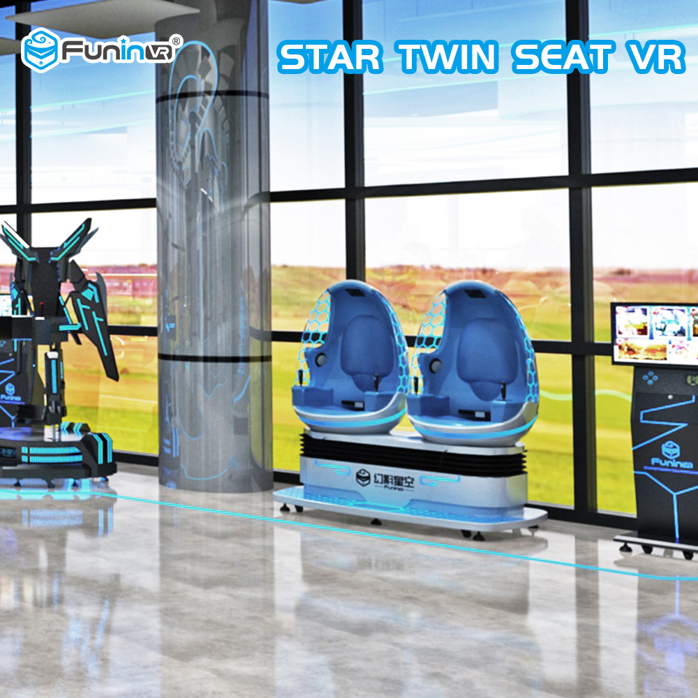 شبیه ساز حرکت ISO9001 1 Seat 9D VR Egg Cinema 360 برای 4+ سال