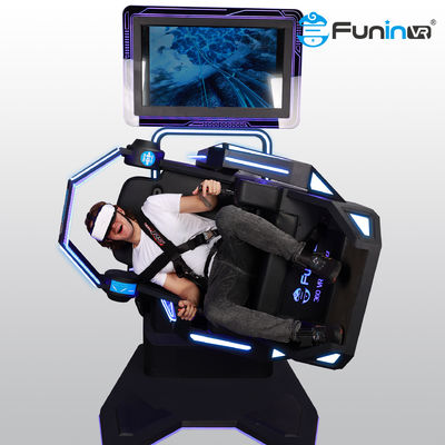 Roller Coaster VR Experience 360 ​​Rotation VR Shuttle 9D VR Motion Ride صندلی شبیه ساز