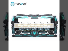 تجربه آینده سرگرمی در پارک تفریحی VR با اثرات پا و صفحه نمایش سه بعدی