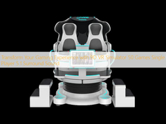 تجربه بازی خود را با شبیه ساز واقعیت مجازی 9D، 50 بازی تک نفره و صدای فراگیر 5.1 متحول کنید.