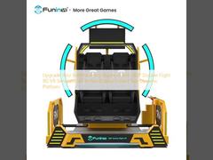 کسب و کار سرگرمی خود را با 360 درجه دوبار پرواز 9D VR شبیه ساز 40 اینچ صفحه نمایش اندازه پلت فرم پویا ارتقا دهید