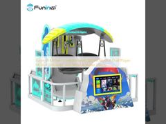 شبیه ساز حرکتی دو نفره 9D VR Skydive با 6 صندلی، کنترل حرکت Funin Vr، با جلوه های باد و آب