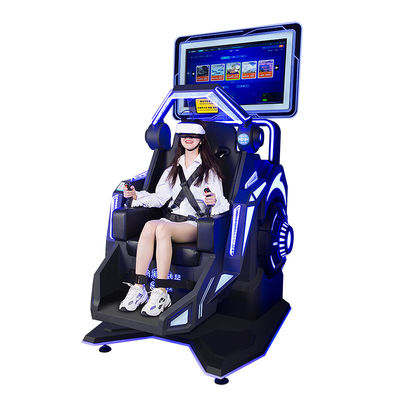 چرخش 360 درجه 9D VR شبیه ساز Roller Coaster Motion Chair تجهیزات پارک تفریحی