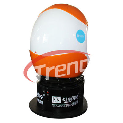 نمایش کامل 9D واقعیت مجازی سینما سوار 2 صندلی با 360 درجه چرخش بستر های نرم افزاری