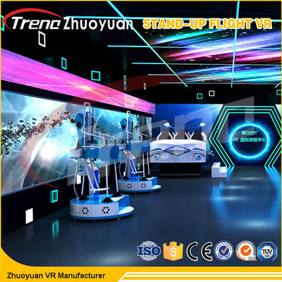 بازی اسکیت دمپایی تجاری تجاری ایستاده پرواز VR شبیه ساز گواهی SASO