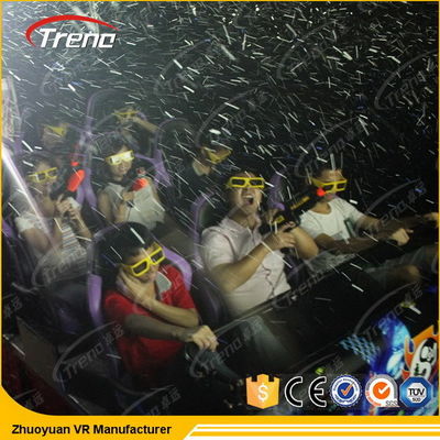 6 DOF Dynamic 5D Motion Cinema با صندلی های حرکت ارتعاش برگشت