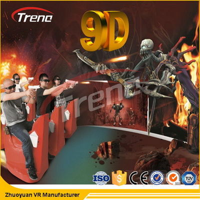 3 DOF 5D سینما تجهیزات با 12 جهت ویژه اثر پویا