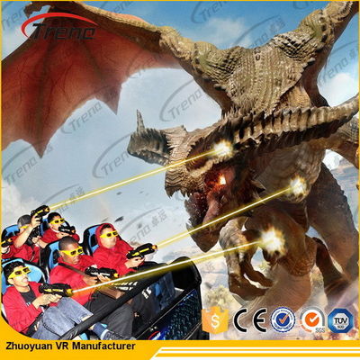 مرکز خرید تجاری Interactive Motion 7D تئاتر فیلم با 6 فروند دوبرابر الکتریک