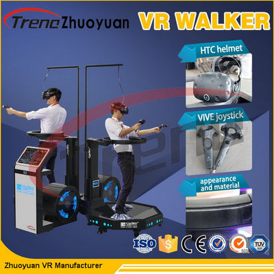 220V Black Virtual Reality Walker پشتیبانی از Multiplayer Online Interactive Games