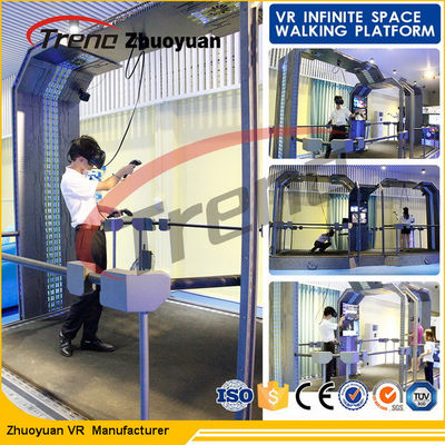 تیراندازی اسلحه پیاده روی واقعیت مجازی شبیه ساز 360 درجه سر ردیابی برای مرکز خرید