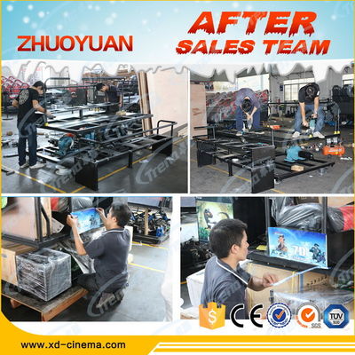 سیستم هیدرولیک سینمای 5D موبایل با کنسول بازی واقعیت مجازی