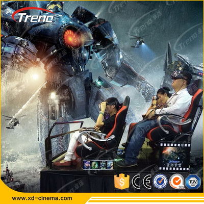واقعیت مجازی سیاه 5D سینمای موبایل، 5D تئاتر متحرک با صندلی های پویا هیدرولیک