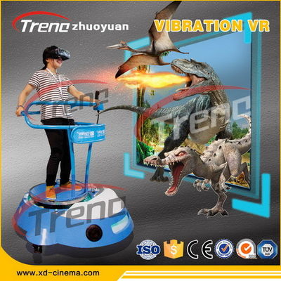 DC Motor Theme Park Vibrating VR Simulator Standing For Club Racking