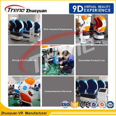 مرکز خرید سه مکان 9d مجازی جهانی شبیه ساز با VR بازی 220V