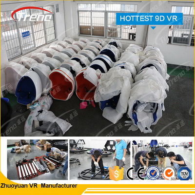 مرکز خرید سه مکان 9d مجازی جهانی شبیه ساز با VR بازی 220V