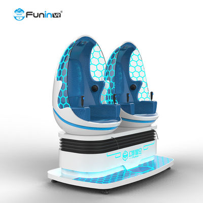 صندلی حرکتی 1.2KW 9D VR Cinema Egg 360 درجه برای پارک تفریحی