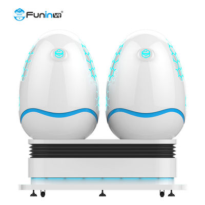 صندلی حرکتی 1.2KW 9D VR Cinema Egg 360 درجه برای پارک تفریحی
