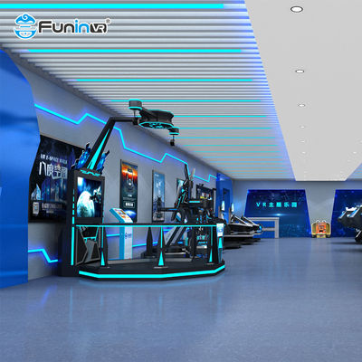 بازی چند نفره 9D Walker Shooting Simulator با پلت فرم حرکت 6DOF