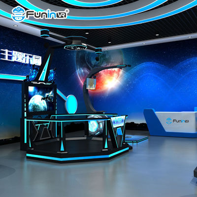 بازی چند نفره 9D Walker Shooting Simulator با پلت فرم حرکت 6DOF