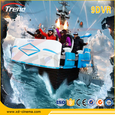360 درجه پلتفرم چرخشی 9D VR تجهیزات 6 سیدر 9D Action Cinema CE Certificate