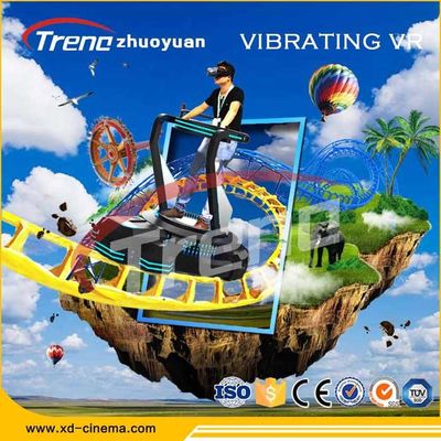500W Vibrating VR Simulator، کودکان 9D VR ماشین بازی با عینک HD VR