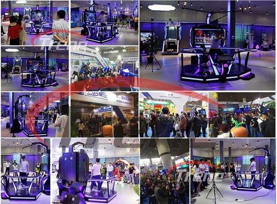 HTC VIVE واقعیت واقعیت مجازی راه رفتن سیاه بازی تیر اندازی 9D اکشن سینما