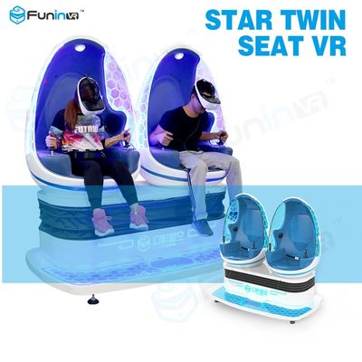 سکه رنگ آبی دو تخم مرغ 9D VR Cinema / VR شبیه ساز بازی برای بازی Zone Zone VR