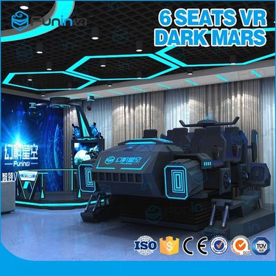 حالت واقعی مجازی واقعی 9D VR سینما شش بازیکن داخلی VR بازی با کلاه VR