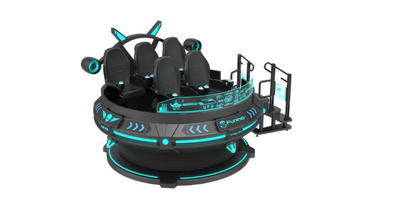 تفریح 55 اینچ صفحه نمایش 9D VR صندلی AC220V 5 صندلی