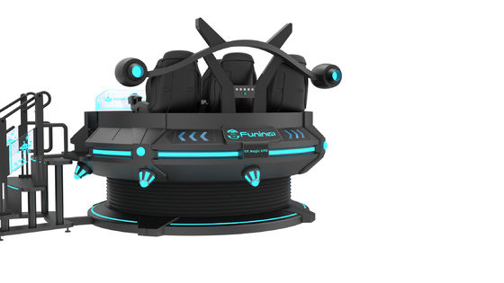 تفریح 55 اینچ صفحه نمایش 9D VR صندلی AC220V 5 صندلی