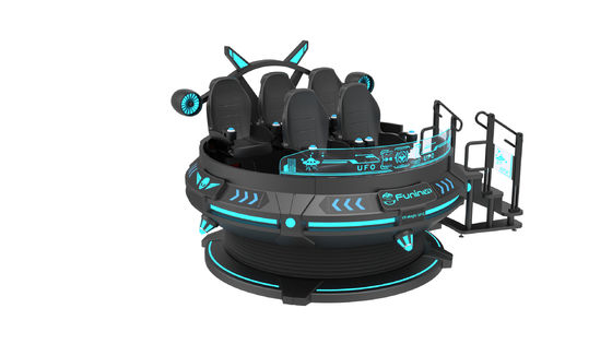 تفریح 55 اینچ صفحه نمایش 9D VR صندلی AC220V 5 صندلی